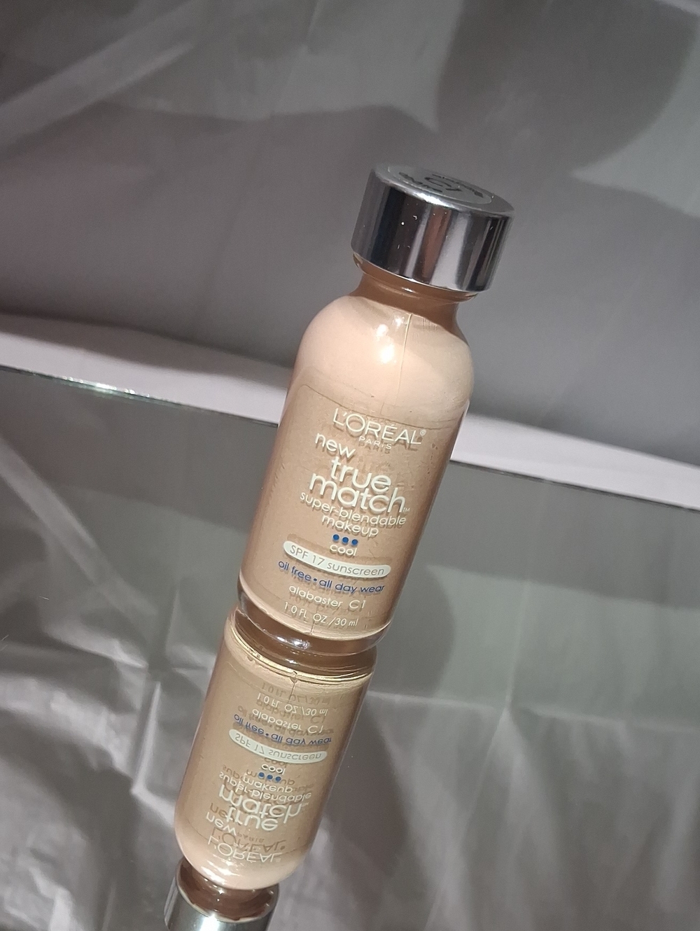 NWT L'Oreal True Match Super-Blendable Liquid Makeup-C1 Alabaster(Discontinued)